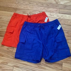 2 men’s swim trunks old navy L